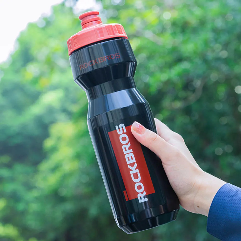 ROCKBROS Bicycle Water Bottle 750ML PP5 Plastic For Outdoor Running Climbing Sports Squeeze Mug Cycling Kettle Portable Bike Cup