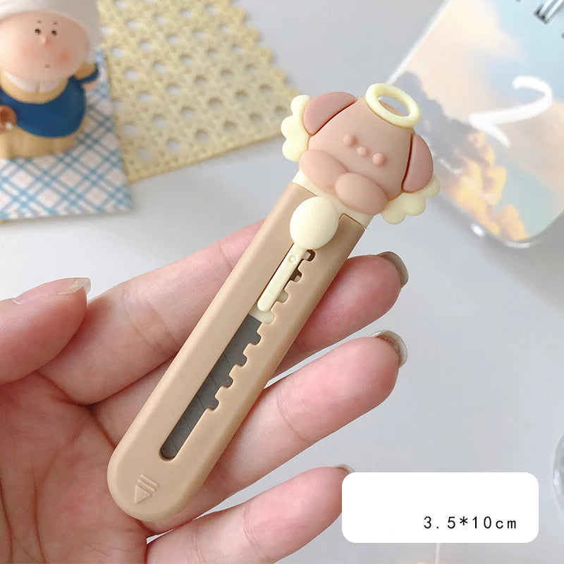 1 Piece Lytwtw's Art Cutter Cartoon Utility Knife Student Art DIY Tools Creative Stationery School Supplies
