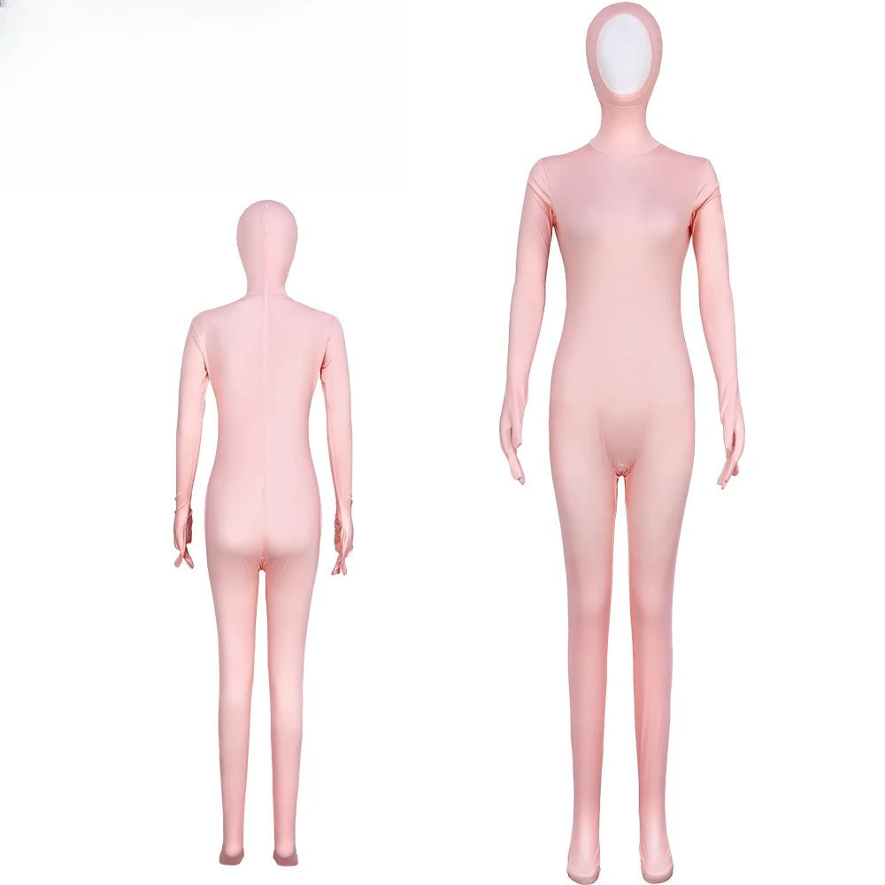 Halloween Cosplay Costume Funny Long Sleeved Jumpsuit with Chiffon Skirt Suit Theme Party Role Playing Outfits for Adults
