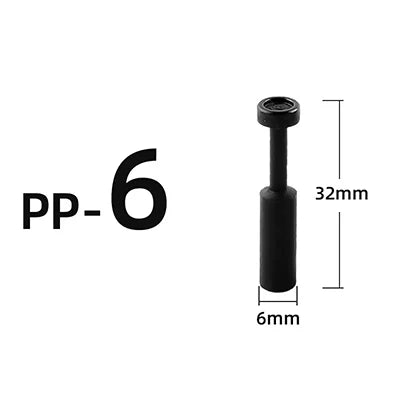 Pneumatic Connector Quick Plug Plastic Plug Pipe Plug PP PPF 4mm 6mm 8mm 10mm 12mm 14mm 16MM Air Hose Sealing Connector