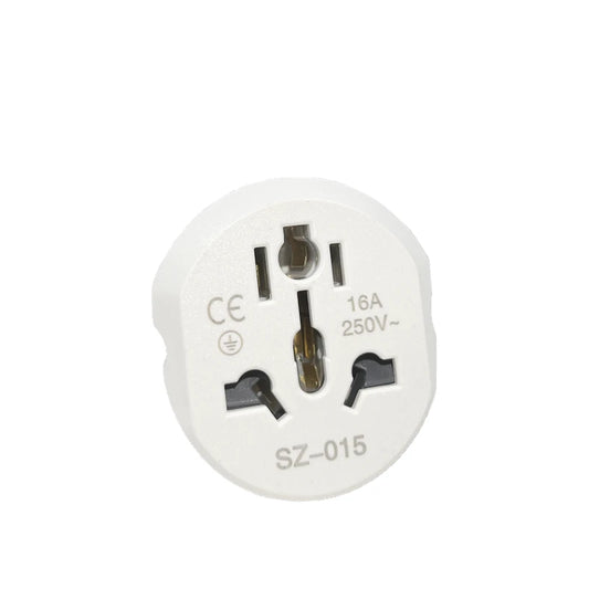 Universal Travel Adapter Converter 16A 250V with 2 Round Sockets EU Plug for Korea AU US UK CN to EU KR High Quality Wall Socket