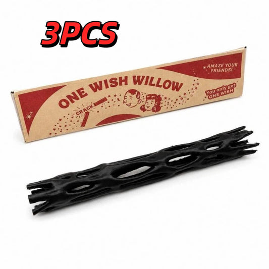 1-10PCS Hollow Wish Willow Stick, 3D Printed Wishing Willow Wish-Making Snap Stick, Breakable Magic Lucky Charm for Spiritual