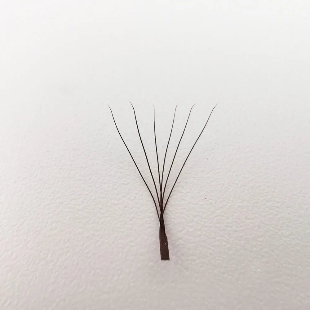Supmacio Brown Eyelashes W Shaped Eyelash Extensions 2D 3D 4D 5D 6D Premade Fans Lahses Soft Natural Individual Lahesh