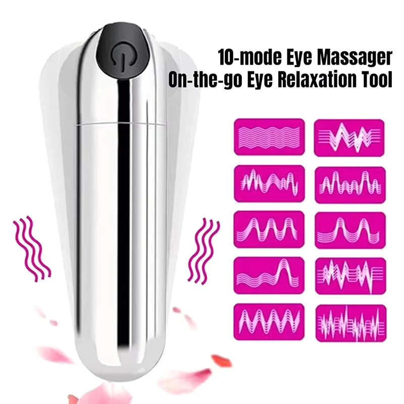 Bullet Head Masturbator Female 10 Speed Control Mini Vibrator Powerful Rechargeable Clitoris G-Spot Massage Toy Adult Toys
