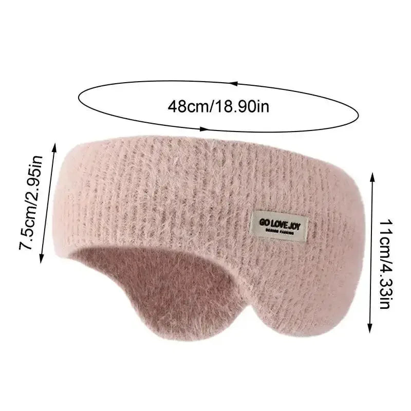 Winter Ear Warmer Earmuffs Headband Cute Hair Bands Outdoor Skiing Sport Thick Hairband For Women Men Headscarf Hair Accessories