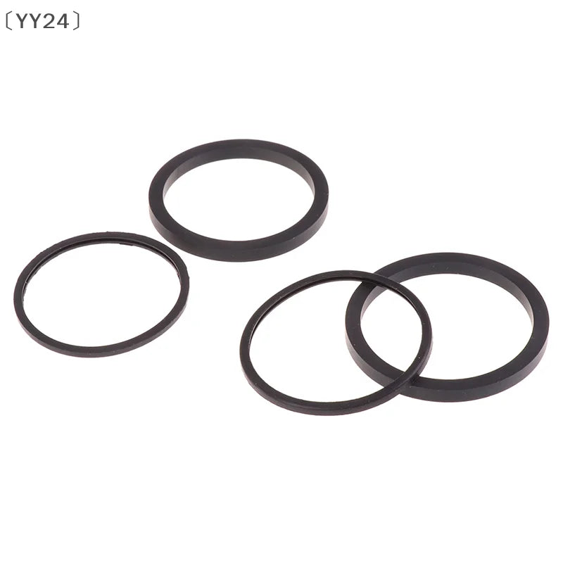 〔YY24〕4 Pcs PE Wear-Resistant Sealing Ring Motorcycle Mountain Road Bike Disc Brake Caliper Sealing Ring O-Ring Brake Piston