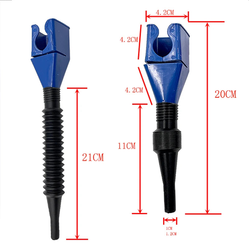 Car Refueling Funnel Gasoline Foldable Plastic Car Motorcycle Refueling Oil Funnel for Car Engine Filling Tool Accessories