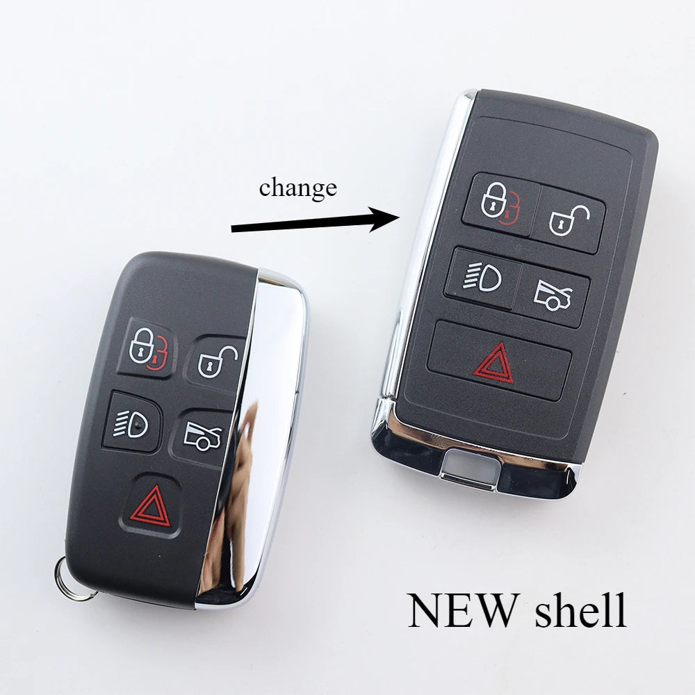 For Jaguar Land Rover Evoque Discovery 4 Evoque F-Pace F-Type XE XF XJ Freelander for  Car Key Shell Key Housing Fob Case Modify