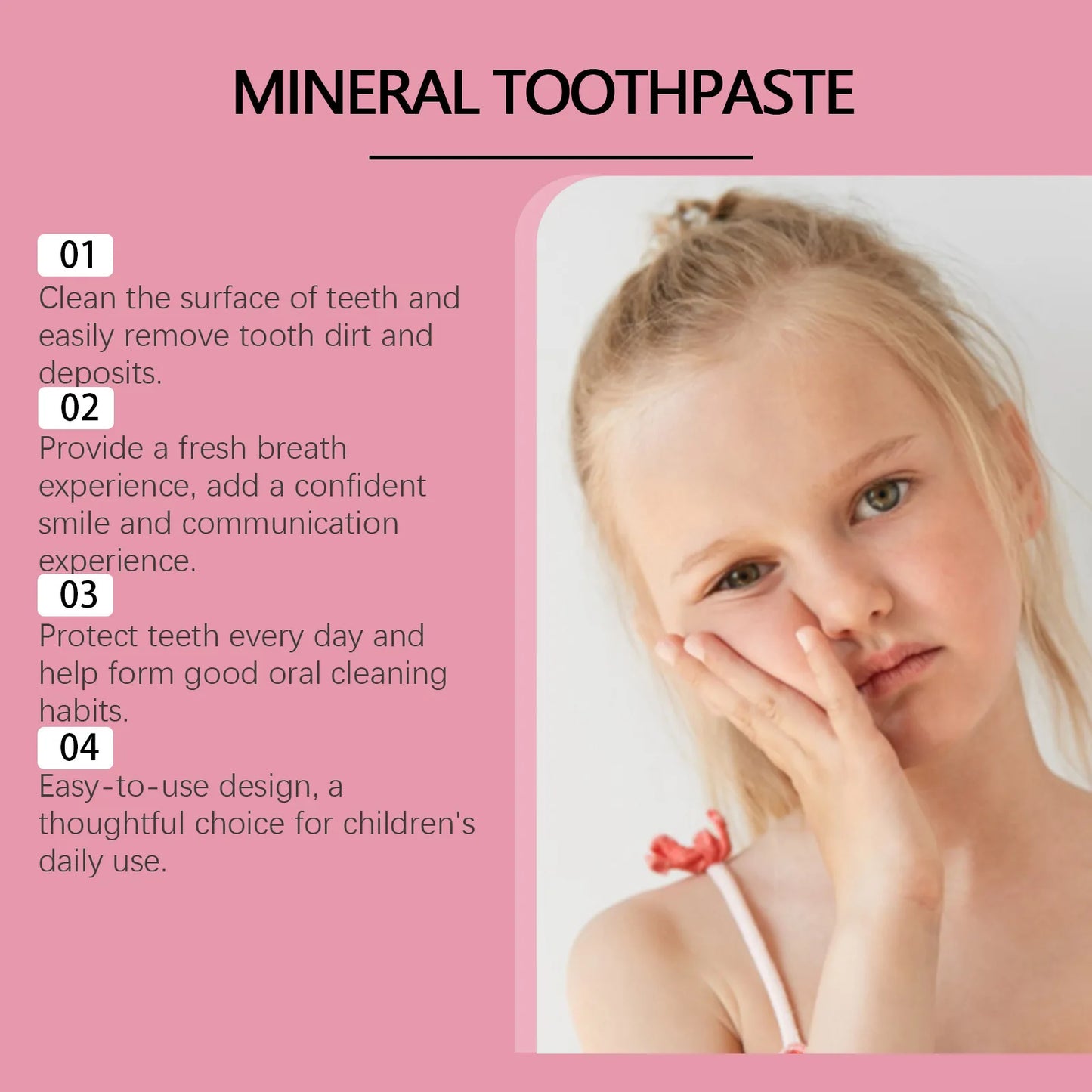  Children Toothpaste Gingiva Protection Removal Yellow Teeth Stain Relieve Gums Decay Toothache Kids Dental Care Toothpaste