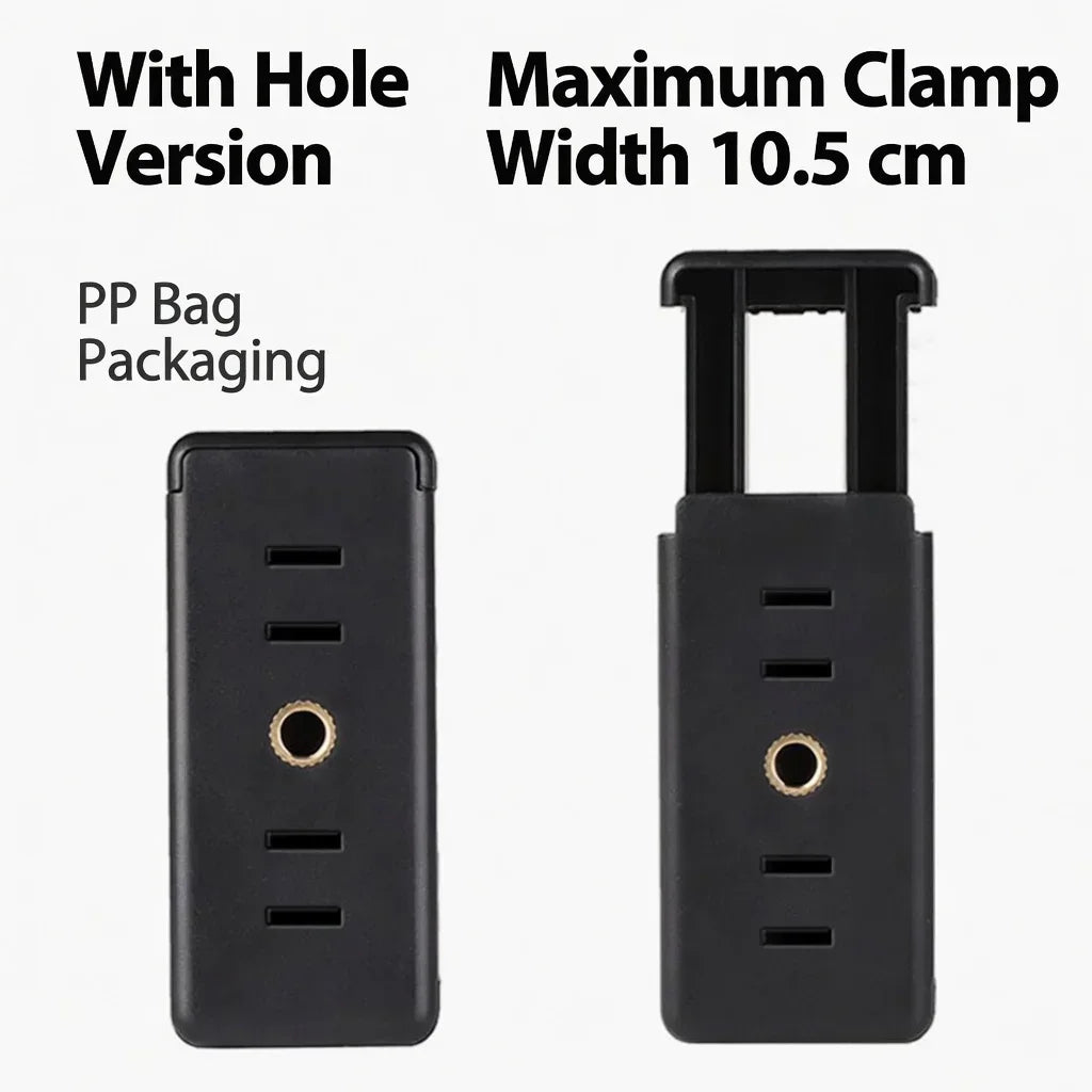 KVANNO Universal Phone Tripod Mount 1/4'' Screw Holder Clip Adapter For Phone Video Recording Vlog Photography Stand Accessories