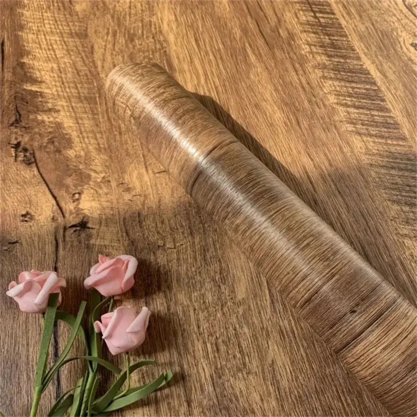 Waterproof Wood Grain Vinyl Self Adhesive Contact Paper Peel and Stick Wallpaper for Cupboard Table Furniture Home Decoration