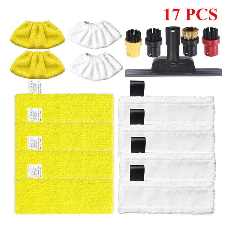 【New】Microfiber Mop Cloths For Karcher Easyfix C1 SC2 SC3 SC4 SC5 SC7  Handheld Vacuum Cleaner Pad Cover Steam Mop Accessories