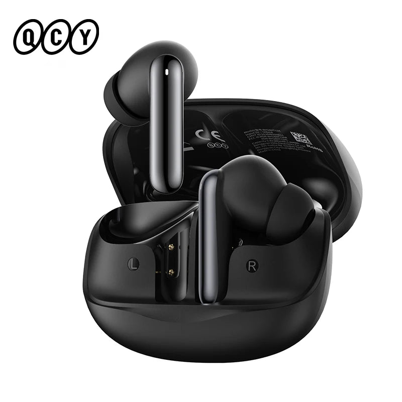 QCY MeloBuds N50 Wireless Earbuds Adaptive Hybrid ANC Bluetooth 5.4 Earphones 6Mics ENC 12mm Dynamic Driver Headphones 28H