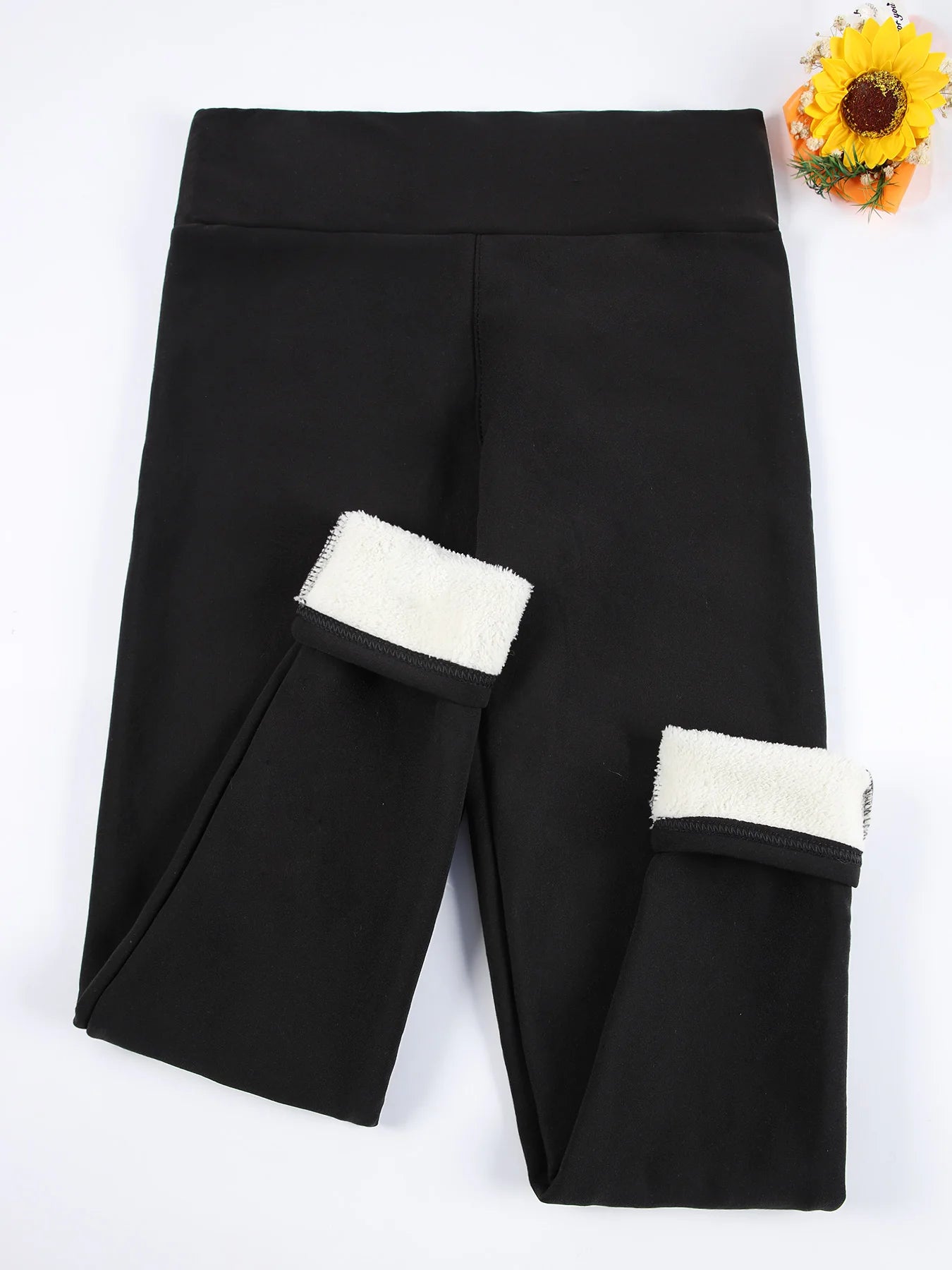 Fleece Lined Thermal Leggings for Women  High Waist Stretch Thick Winter Warm Pants for Casual & Daily Wear