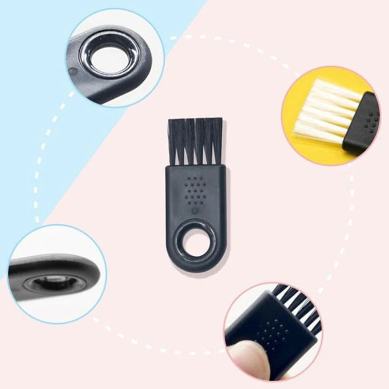 6Pcs/Set Electric Shaver Cleaning Brush Mutifunctional Cleaning Brush Anti‑Slip Trimmer Brush Cleaner Shaving Brush