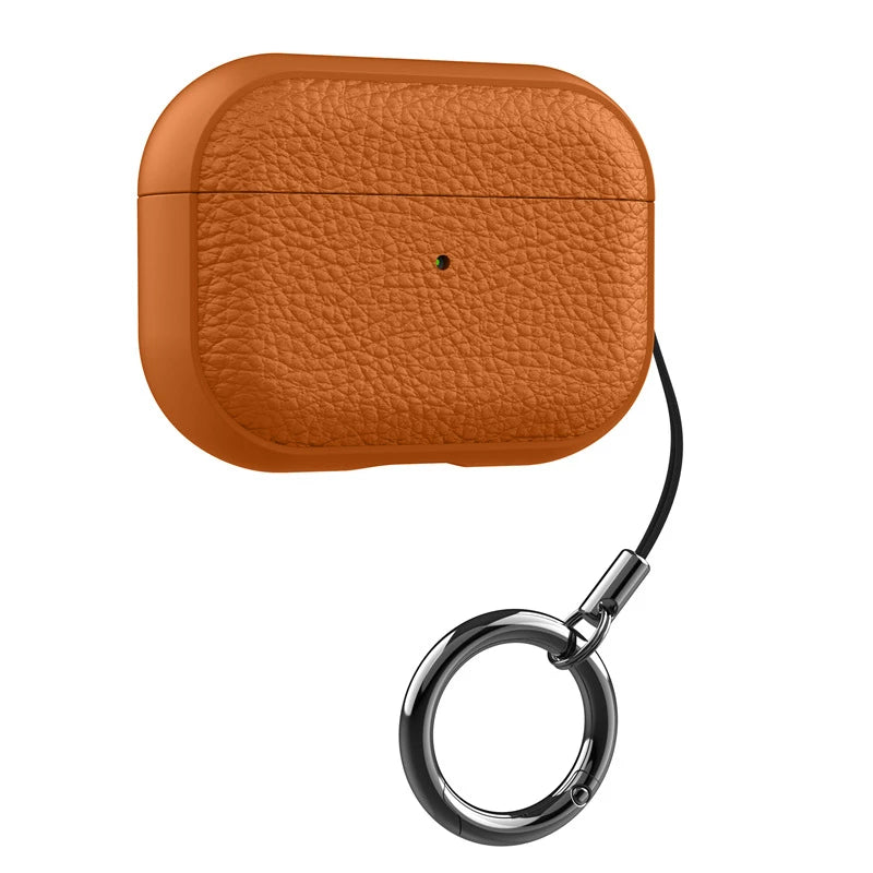 2025 Capa For AirPods Pro 3 Case Soft TPU Leather Design Protective Cover For AirPods 5 4 3 2 Pro 2 Pro2 Pro3 Cases With Lanyard