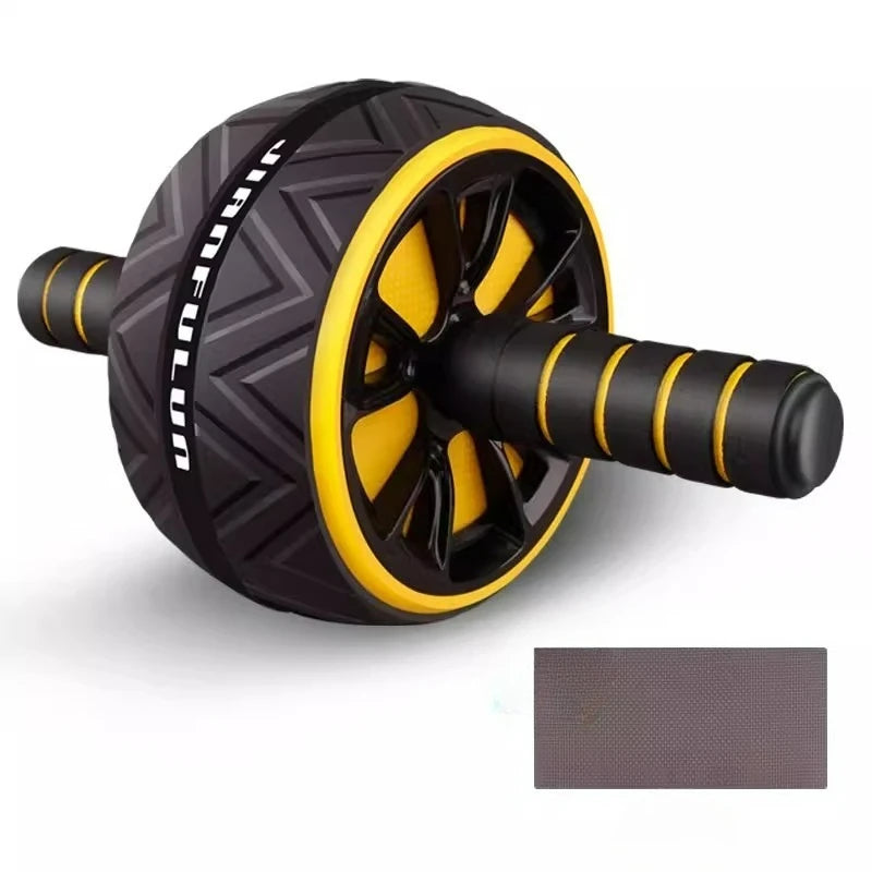 Ab Roller Wheel Non-Slip Abdominal Training Roller Core Workout Home Gym Fitness Equipment for Men Women