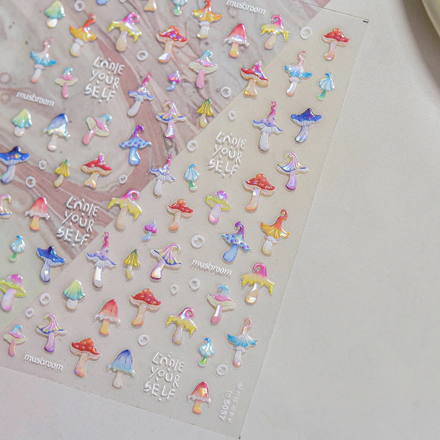 Sweet Summer Delicious Watermelon Ice Cream 5D Nail Art Sticker Elegant Bowknot Cool Ice Square Jelly Nail Decals for Manicure
