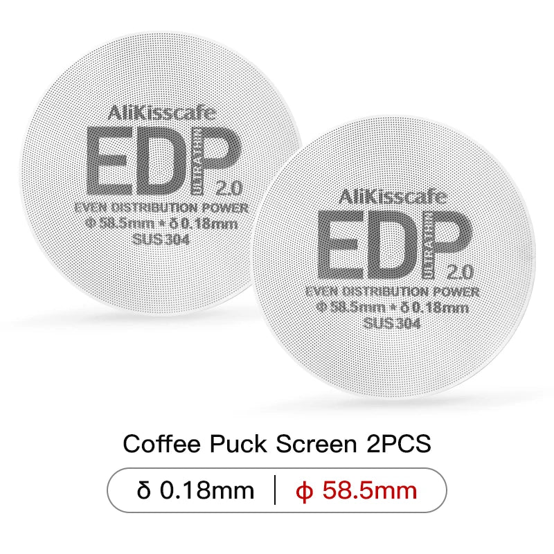 Alikisscafe Coffee Puck Screen Magnetic Espresso Filter 49.5mm 51mm 53.5mm 57.3mm 58.5mm Barista Portafilter Accessories Tools