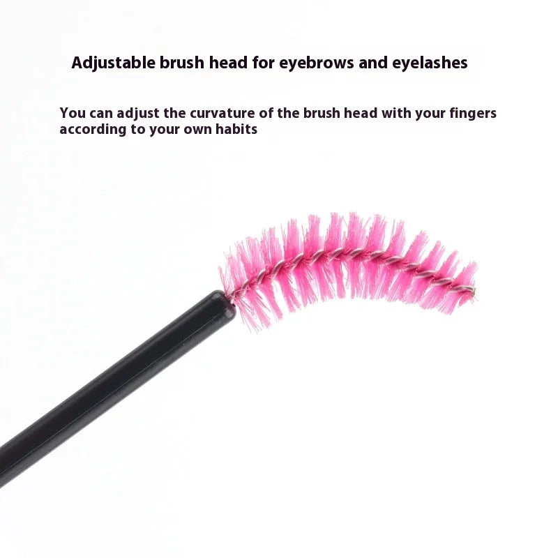 50pcs Eyelash Brushes Reusable Mascara Wands Applicator Spoolers for False EyeLashes Extension Women Lashes Cosmetic Supplies