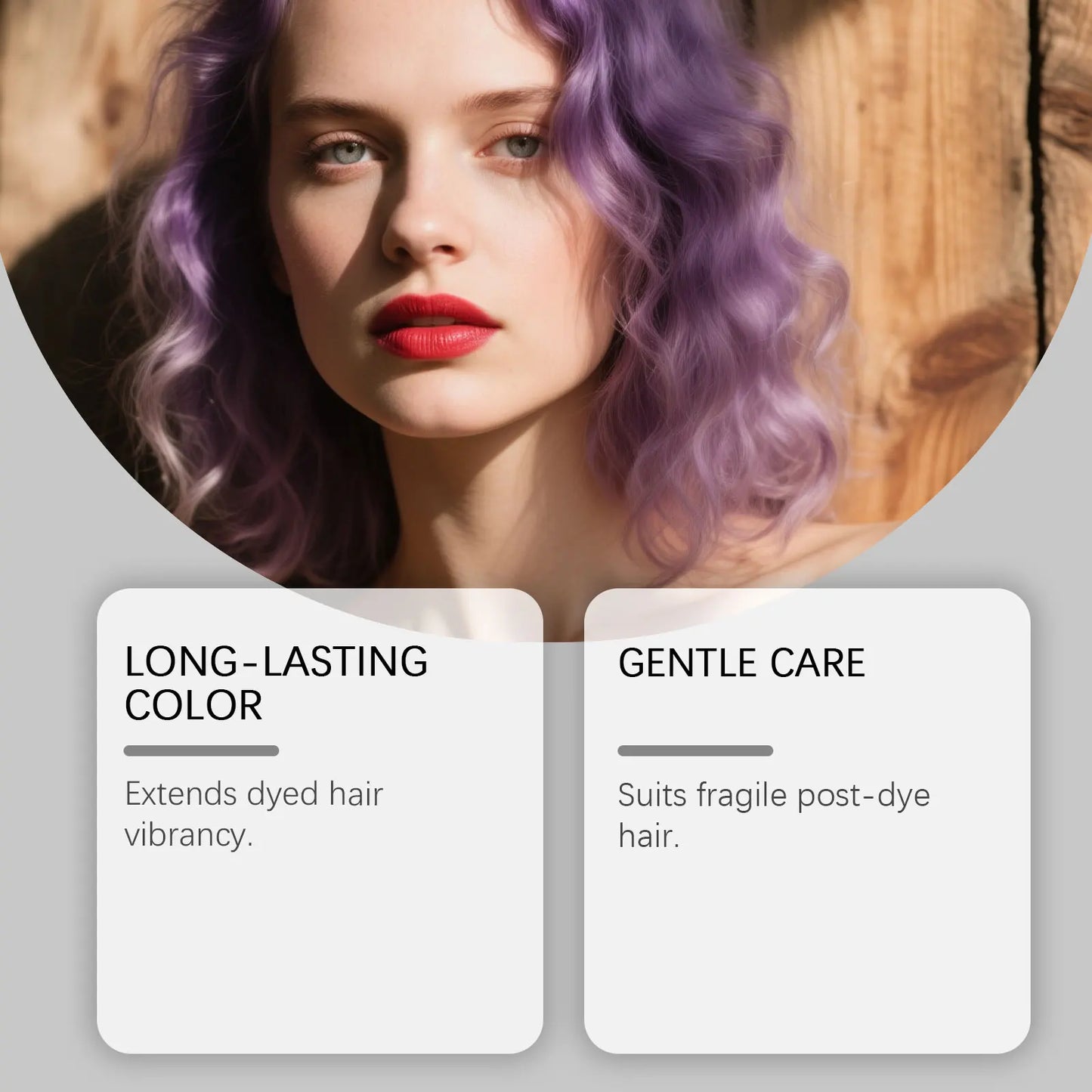 Color Booster Shampoo Lock Hair Color Enhance Semi-Permanent Colour Not Damaging Hair Non-irritating Scalp Hairdressing Shampoo