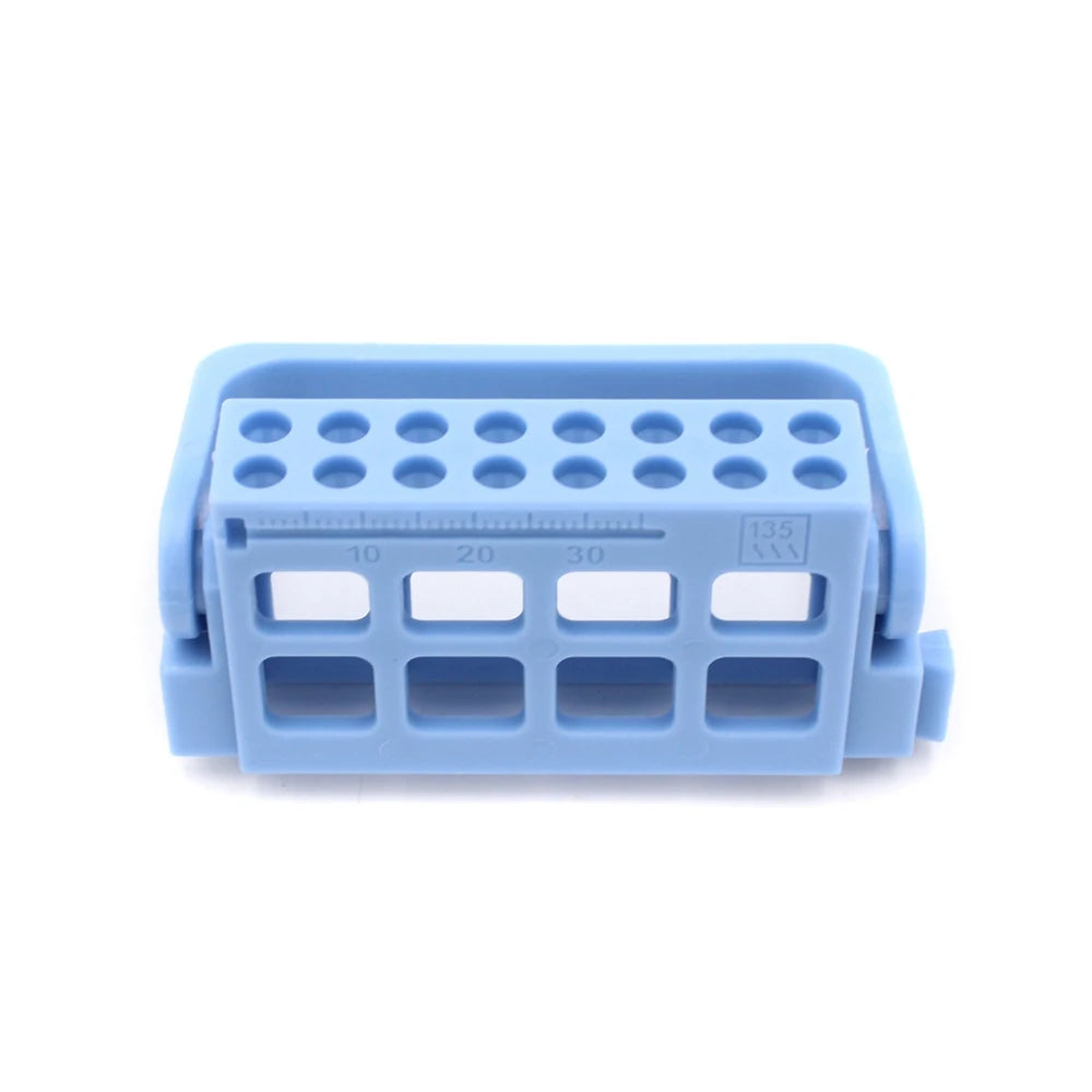PIORPOY 8/16 Holes Dental Endo Root Canal File Holder Dispenser Block For Dentistry Files Drills Organizer Dentist Instruments