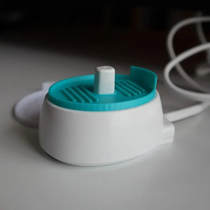 2pcs Electric Toothbrush Charging Base Protective Mat for Draining Water Keep The Charging Base Free from Dirt And Residue