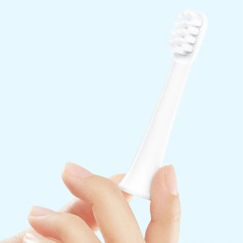 10PCS Replaceable Brush Heads for XIAOMI T100 Sonic Electric Toothbrush Soft DuPont Caps Bristle Brush Vacuum Package Nozzles