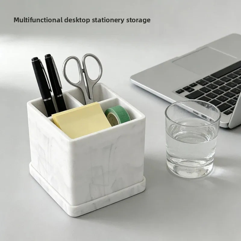 Multifunctional Desktop Storage Toothbrush Storage Box Toiletries Storage Tray Silicone Bathroom Toothbrush Holder Makeup Brush
