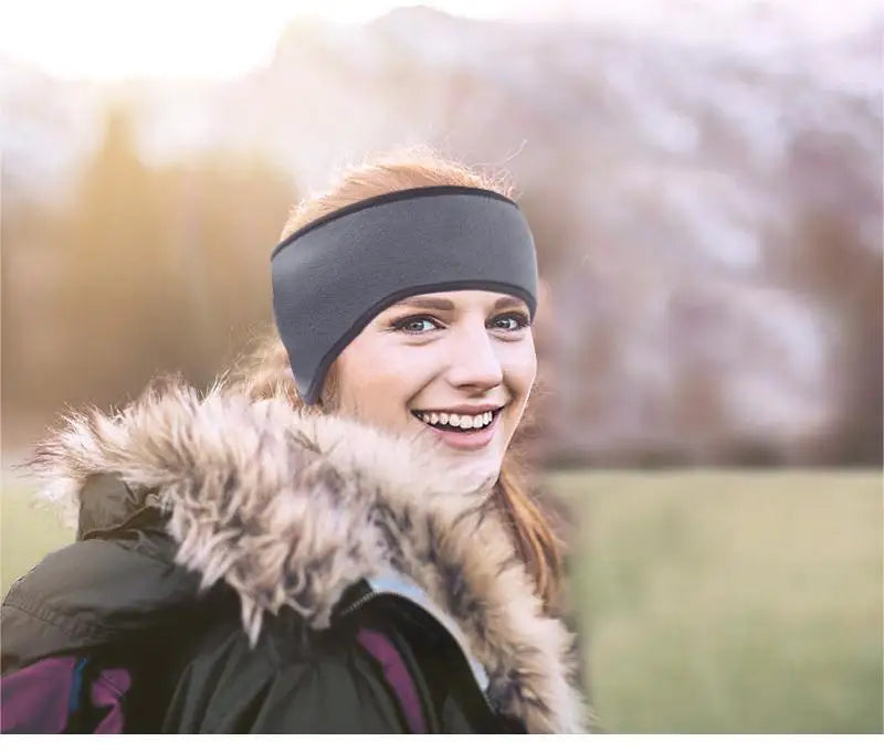 Winter Headband for Running Cycling Head Warmer for Man Winter Accessories Ear Protection Against Cold Headwarmer Winter Sweat