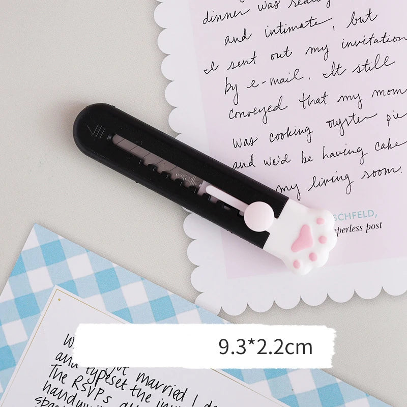 1 Piece Lytwtw's Art Cutter Cartoon Utility Knife Student Art DIY Tools Creative Stationery School Supplies