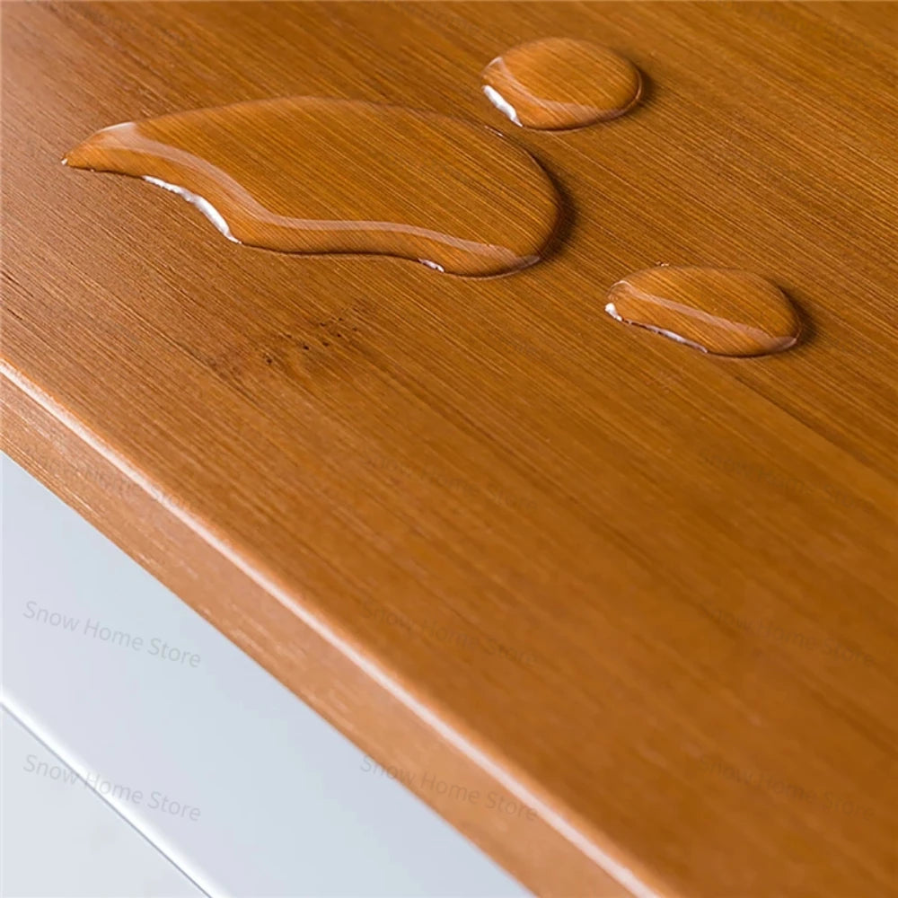 New Kitchen Countertops Storage Shelf Multi-Layer Bamboo Adjustable Microwave Oven with Hanging Hook Chopping Board Holder
