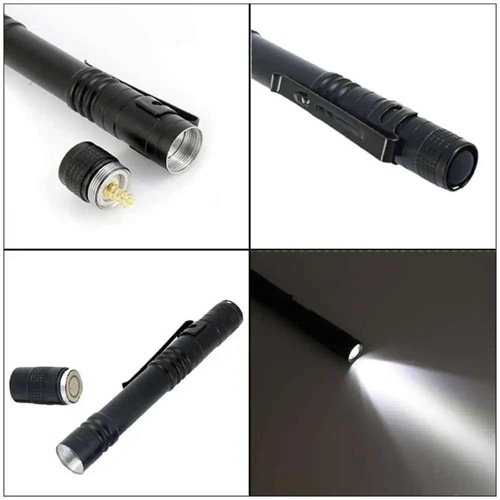 1000 Lumens COB Work Light Flashlight, Waterproof Mini Pocket Penlight for Repair, Outdoor, Emergency,Electrician