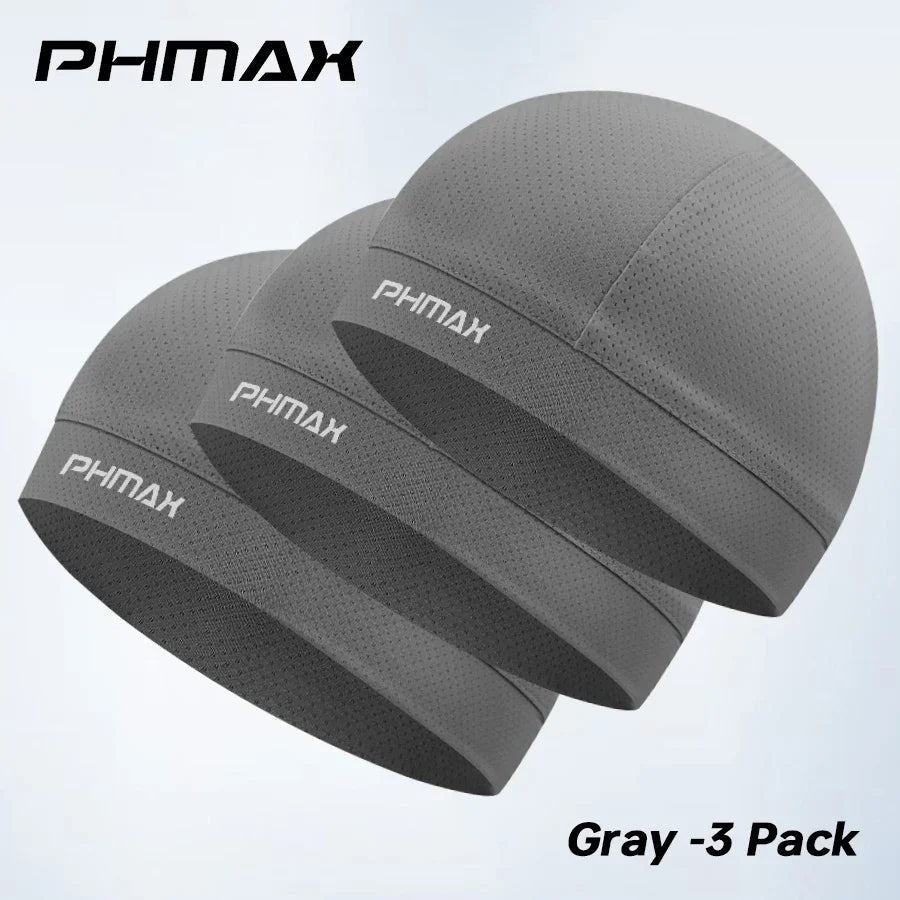 PHMAX Ice Silk Cycling Cap Mesh Breathable Ice Cool Sports Cap Sun Protection Cycling Cap Bicycle Mask Sports Headband