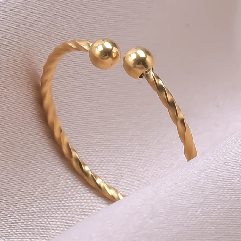 6pcs/lot Wholesale Various Chunky Rings Real Gold Plated Love Abstract DIY Shell Star Sun Bat Shaped Rings Women Jewelry Gifts