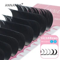 GLAMLASH 2tips 3D W Shape Lashes Extension Premade Volume Fan Eyelashes W Style Shaped Lash Makeup Supplies Natural EyeLash