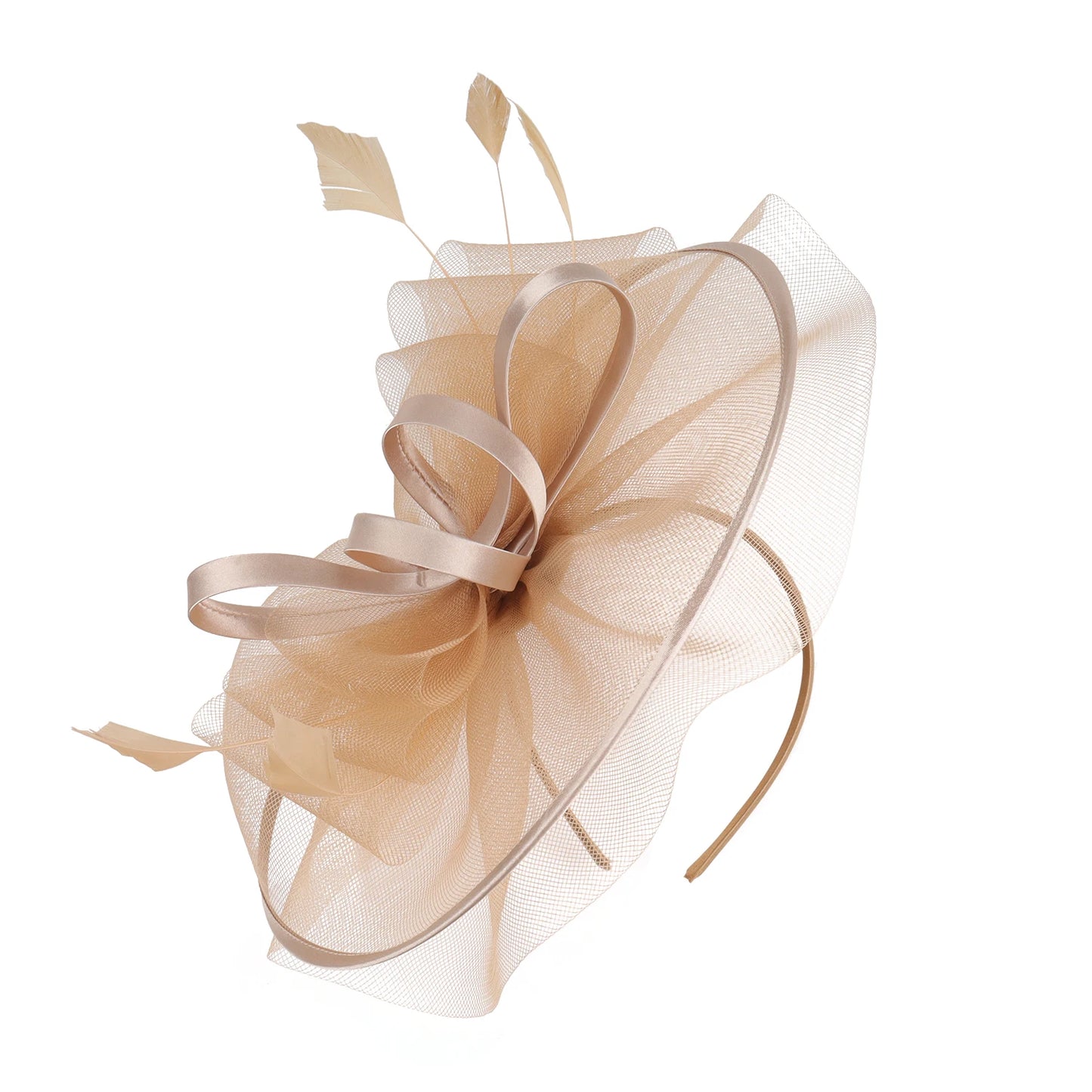 Wedding Accessories Formal Dresses Mesh Fascinator Hats Headwear Kentucky Derby Headpiece for Ladies Hair Accessories Ｗomen