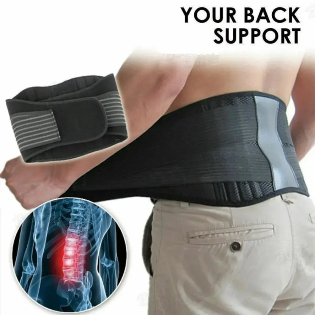 Adjustable Waist Support Self Heating Magnetic Therapy Waist Support Belt Lumbar Brace Massage Band Waist Posture Pain Relief
