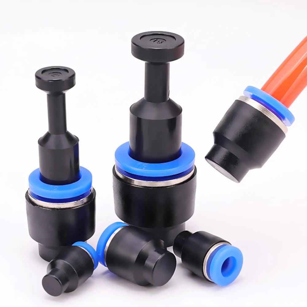 Pneumatic Connector Quick Plug Plastic Plug Pipe Plug PP PPF 4mm 6mm 8mm 10mm 12mm 14mm 16MM Air Hose Sealing Connector