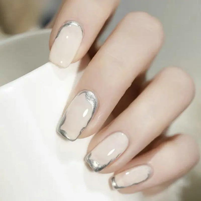 New Metallic Draw Painting Gel Polish Nail Art Soak Off Gel Nail Polish Flower Drawing Gold Silver Mirror Glitter UV Gel 5ml