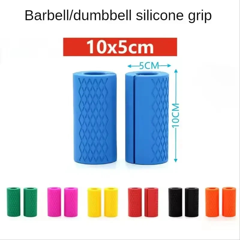 Thick Bar Grips Non-Slip Silicone Fat Bar Dumbbell Barbell Sleeves Weightlifting for Gym Home Workout Muscle Growth Wrist Guard