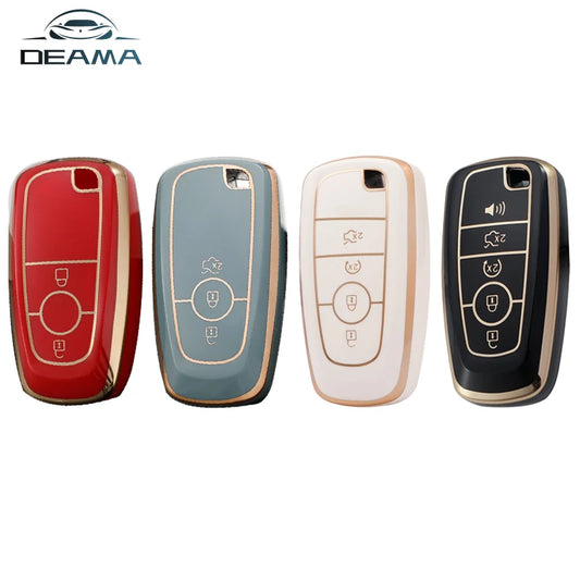 TPU 2 3 4 5 Buttons Car Key Case Cover for Ford Explorer Mustang Fusion Escape F150 F250 F350 F450 F550 Ford Raptor 2020 2021
