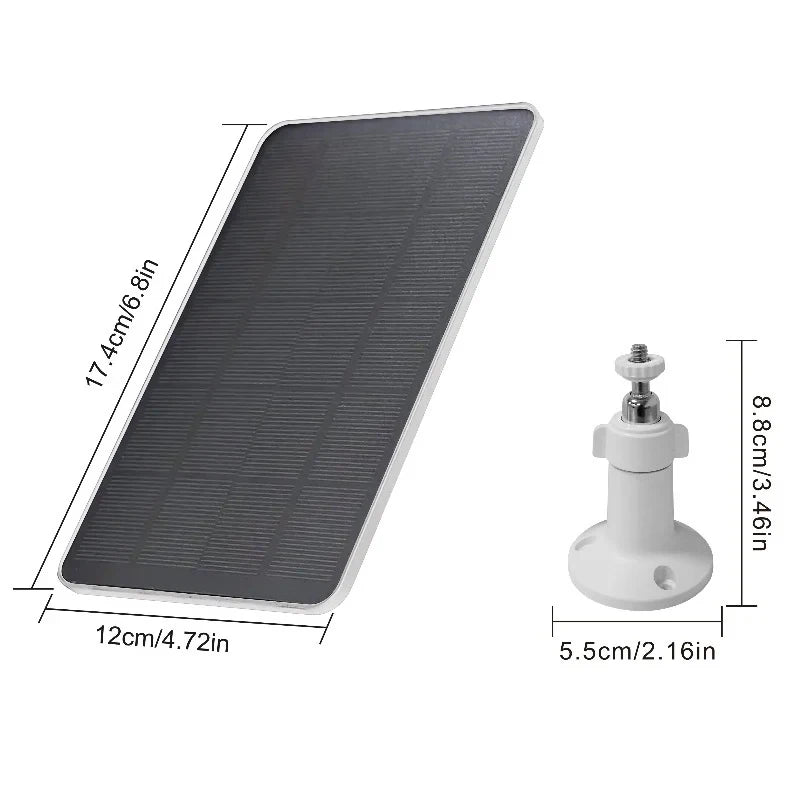 Type-C Solar Cells Charger Solar Panels 10W 5V Solar Panel Micro for Security Camera Small Home Light System Power Supply
