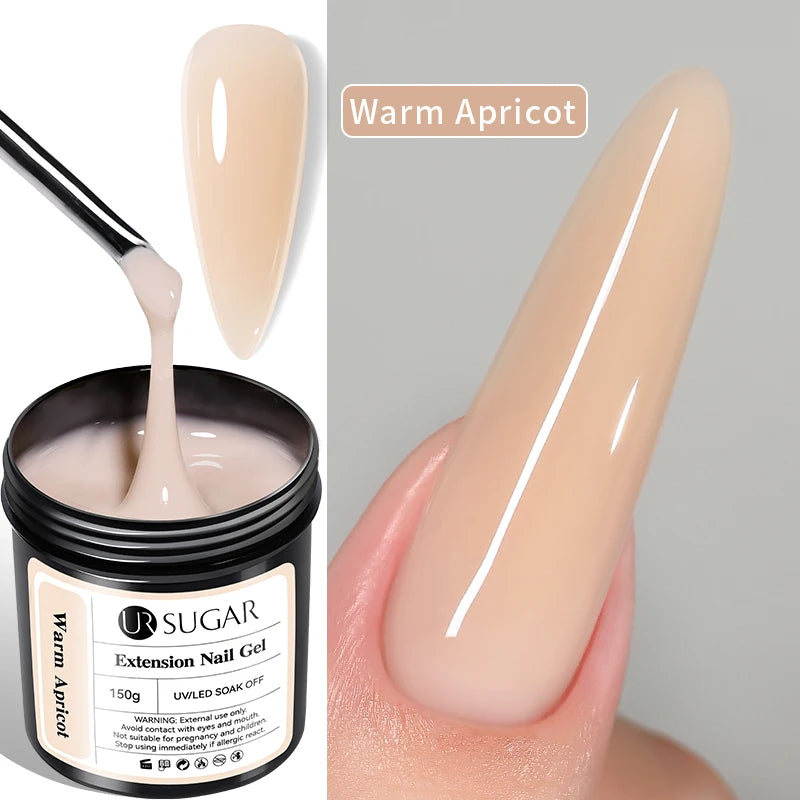 UR SUGAR 150g Soft Pink Quick Builder Nail Gel 6 IN 1 Acrygel For Nails Extension Constuction Self Leveling Soak Off UV LED Gel