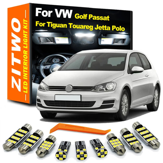 Vehicle LED Interior Light Bulb Kit For VW Volkswagen Golf Jetta 3 4 5 6 7 Passat B5 B6 B7 B8 Polo 6R 6C 9N AW1 Tiguan Touareg
