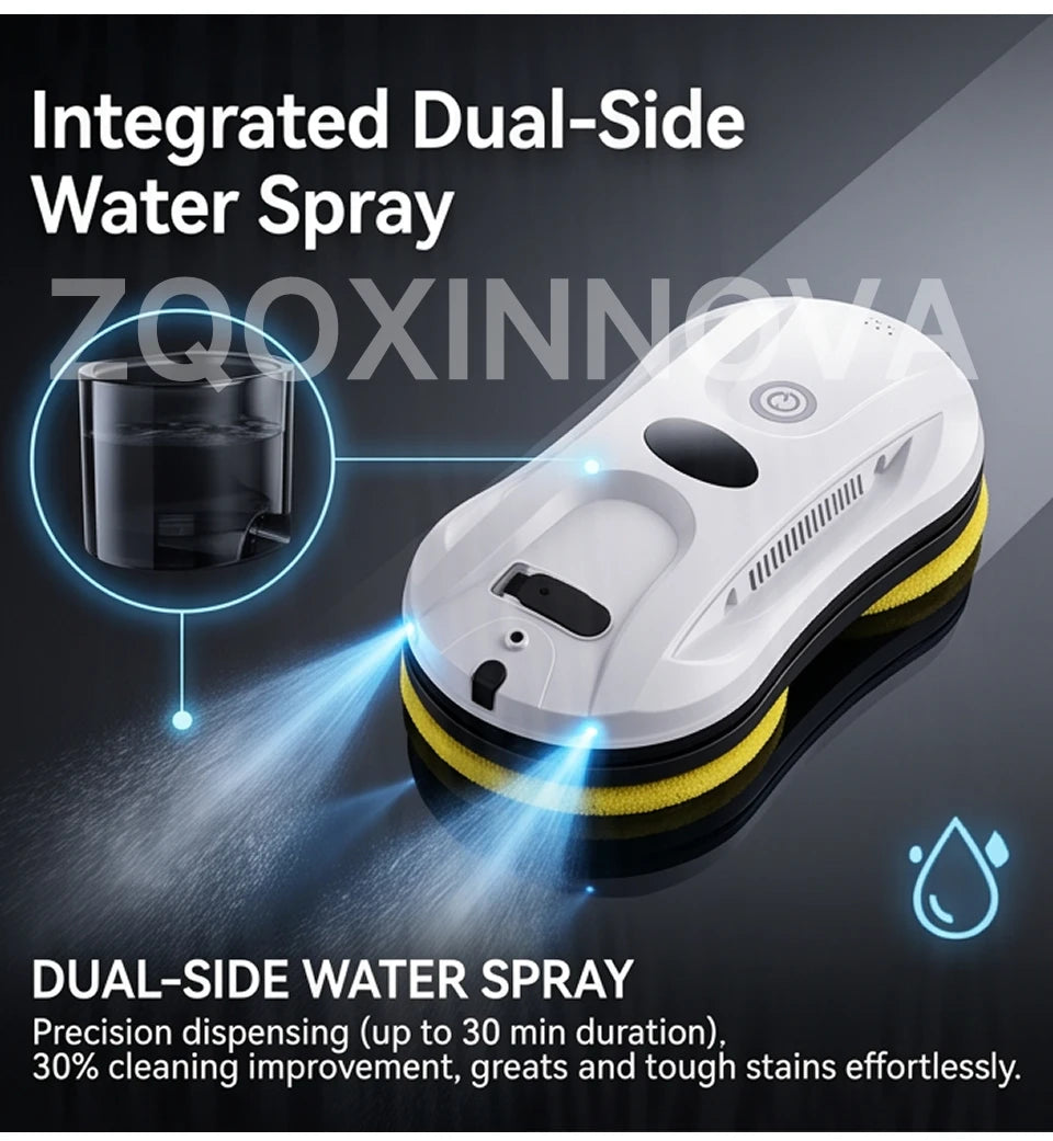 55 Newton UPS Vacuum Cleaner Electric Glass Washer with Smart Home Appliance Smart Floor Mops Electric Window Cleaning Robot