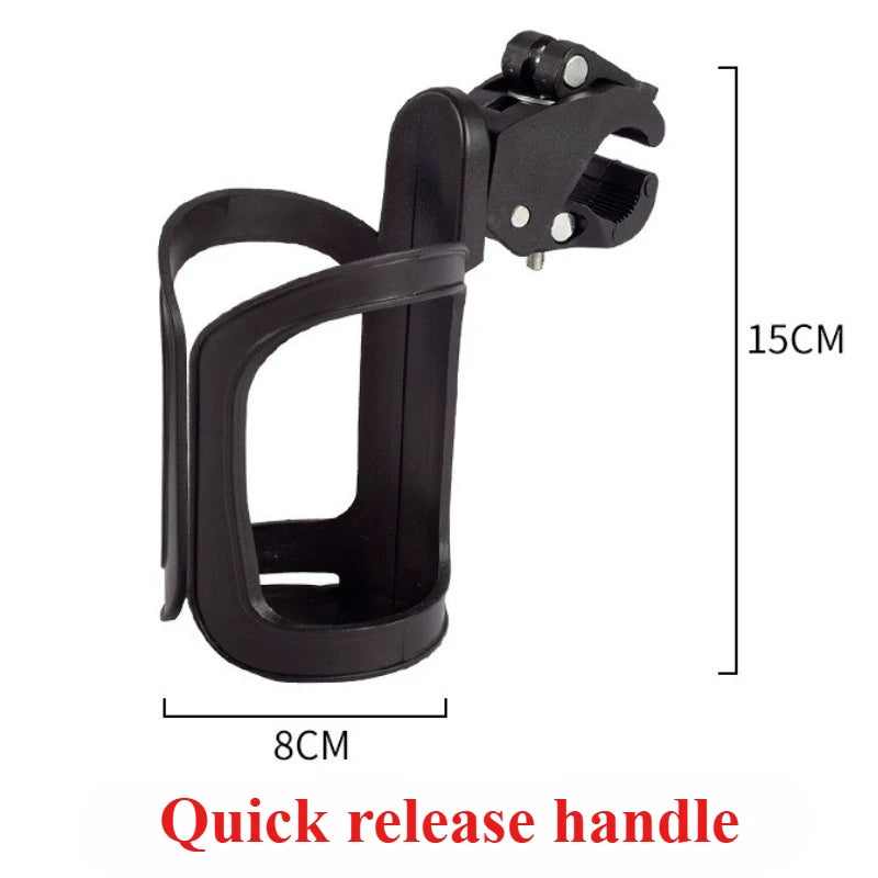 Motorcycle Bicycle Water Bottle Holder Multifunctional Baby Stroller Outdoor Cycling Universal Cup Rack Bicycle Accessories