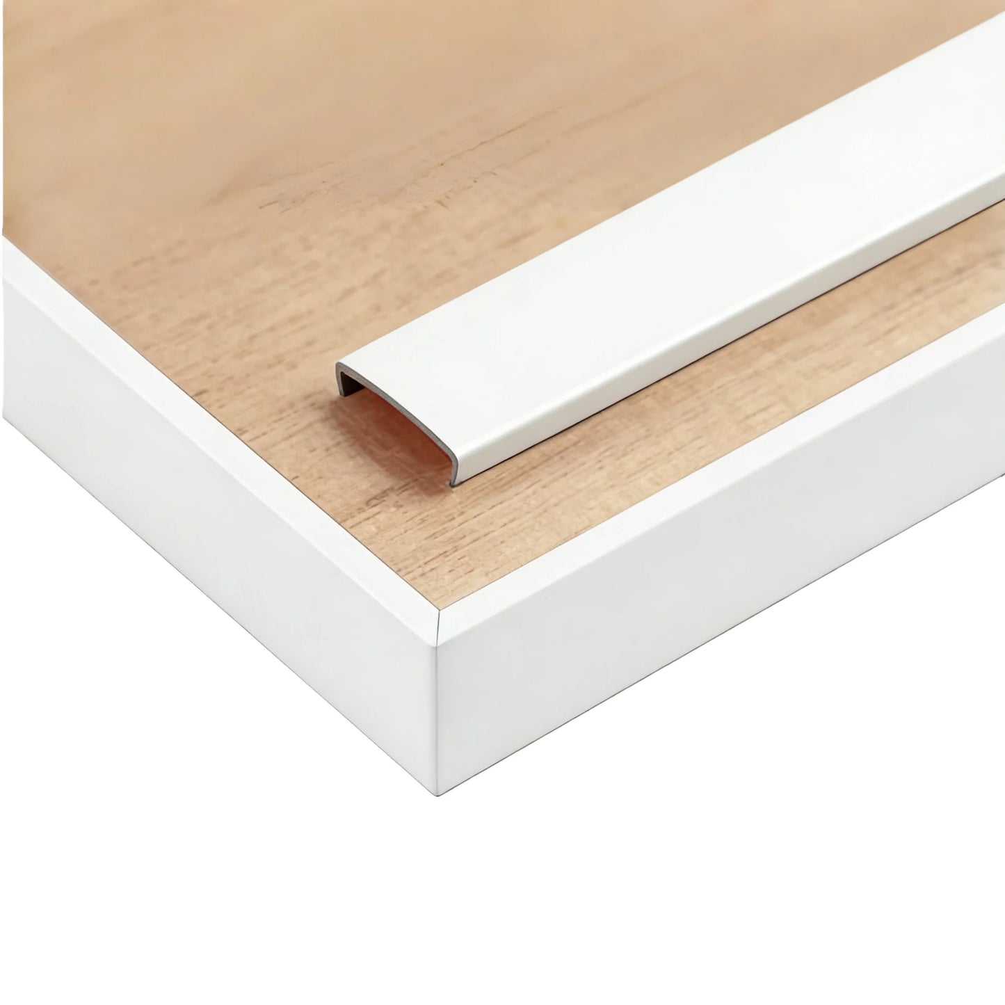 1PC U-shaped Self-Adhesive Edge Trimming Strip - A Flexible Wood Edge Protector Suitable for Countertops, Cabinets, Tables,
