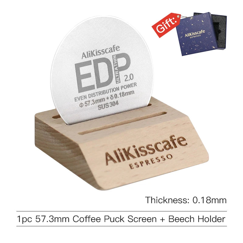 Alikisscafe Coffee Puck Screen Magnetic Espresso Filter 49.5mm 51mm 53.5mm 57.3mm 58.5mm Barista Portafilter Accessories Tools