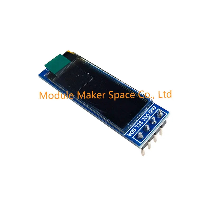 0.91' OLED Display Module 128*32 SSD1306 Vertical Screen - I2C 4-Pin Interface for Arduino/Embedded Systems for Lot Smart Home